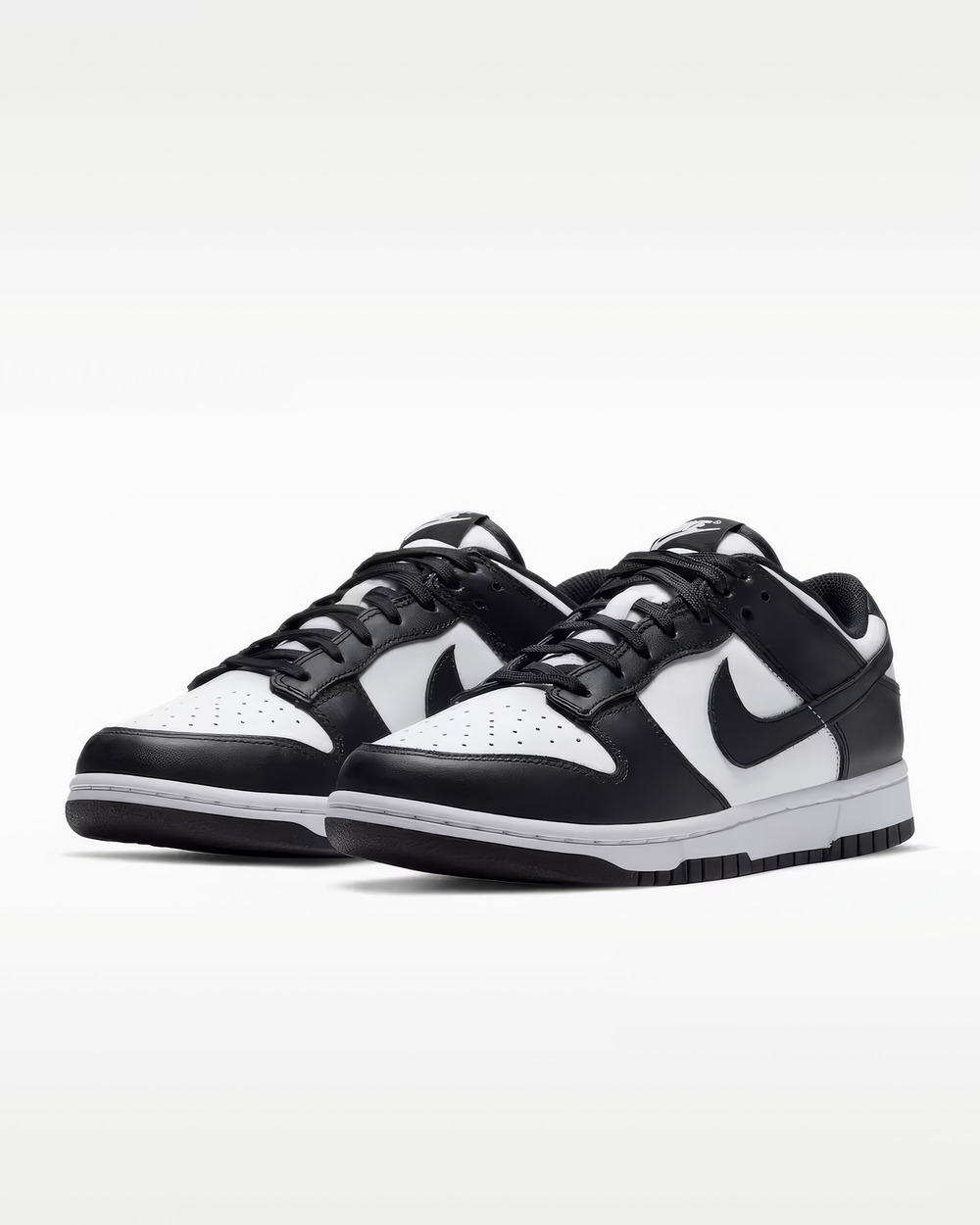 Unisex Nike Dunk Low "Panda" Sneakers 5W / 3.5M White/Black-White